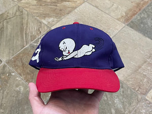 Vintage Casper Ghost American Needle Blockhead Snapback Hat ***