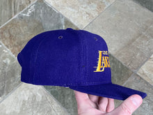 Load image into Gallery viewer, Vintage Los Angeles Lakers Sports Specialties Script Snapback Basketball Hat