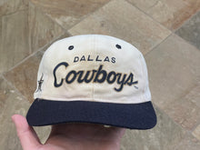 Load image into Gallery viewer, Vintage Dallas Cowboys Sports Specialties Script Snapback Football Hat
