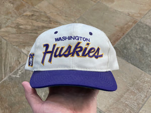 Vintage Washington Huskies Sports Specialties Script Snapback College Hat
