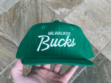 Load image into Gallery viewer, Vintage Milwaukee Bucks Sports Specialties Script Snapback Basketball Hat