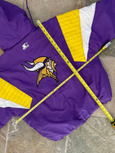 Load image into Gallery viewer, Vintage Minnesota Vikings Starter Parka Football Jacket, Size Large
