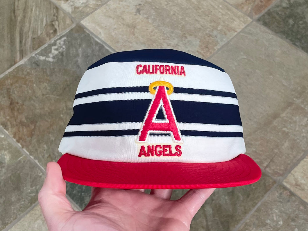 Vintage California Angels AJD Pill Box Snapback Baseball Hat