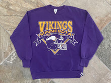 Load image into Gallery viewer, Vintage Minnesota Vikings Logo 7 Football Sweatshirt, Size Medium