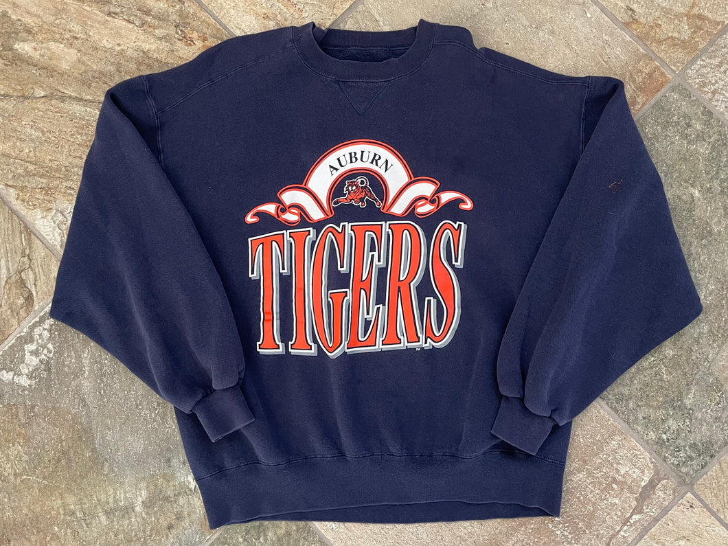 Vintage Auburn Tigers Russell College Sweatshirt, Size XXL