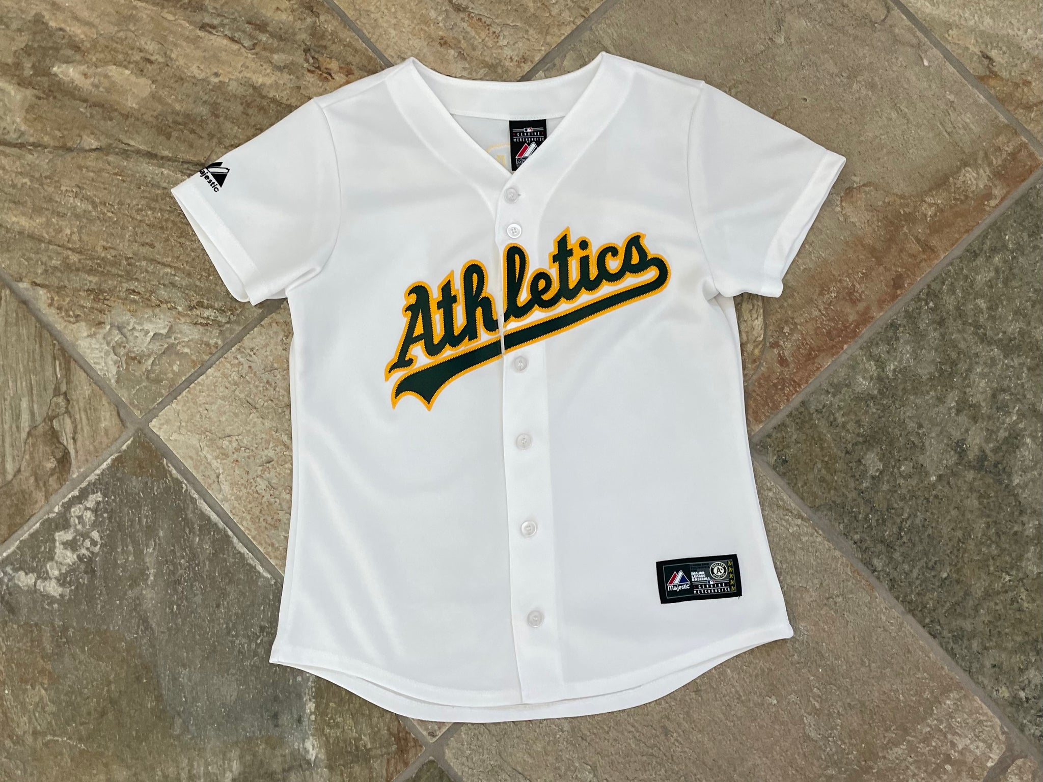 Oakland Athletics Josh Reddick Majestic Baseball Jersey Size Women s Stuck In The 90s Sports