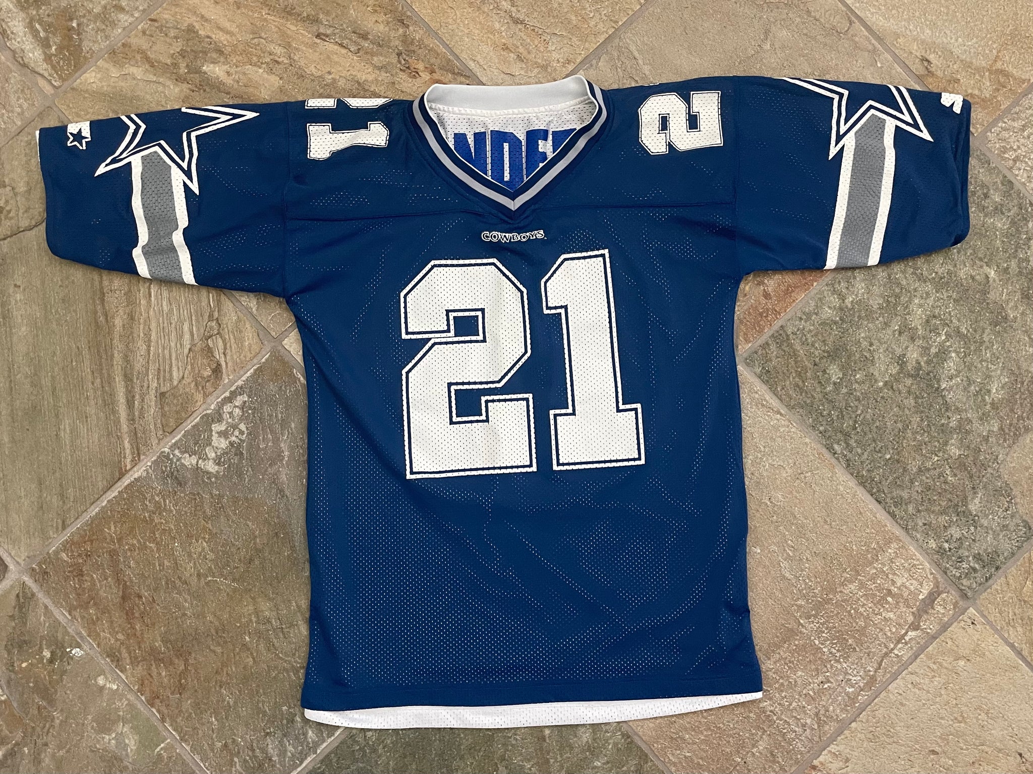 Vintage Dallas Cowboys Deion Sanders Starter Reversible Football Jerse Stuck In The 90s Sports