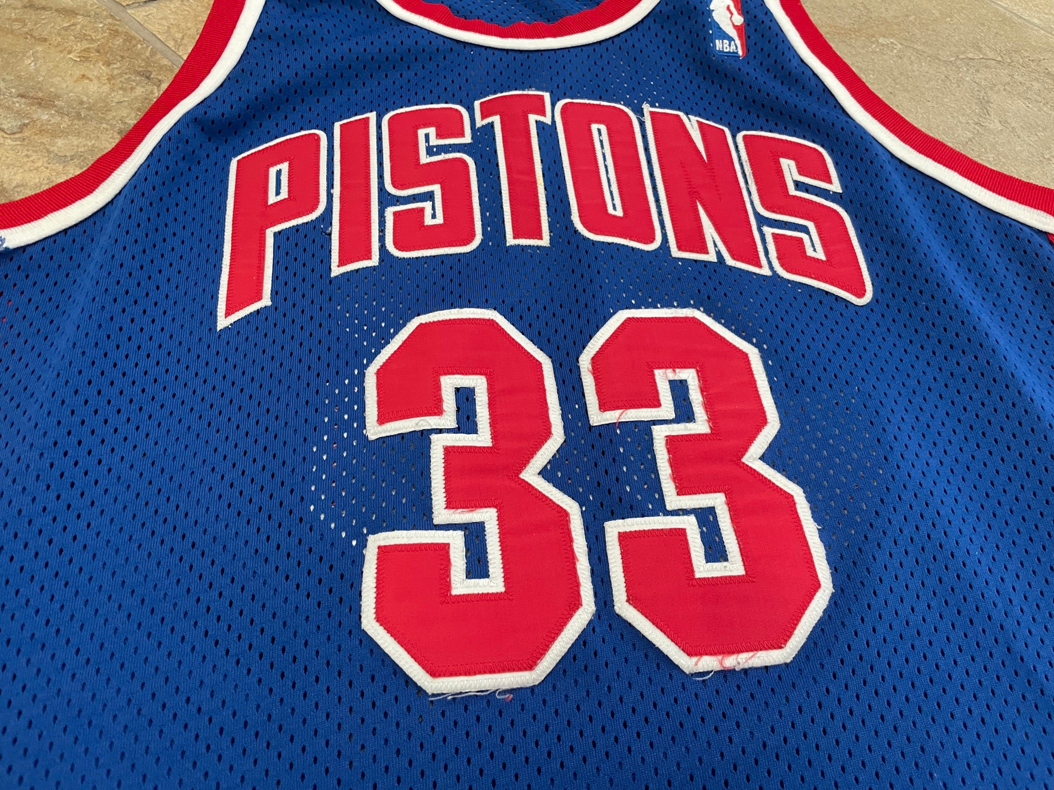 Grant hill authentic pistons jersey sales