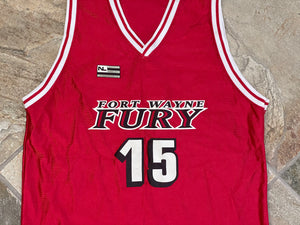 Vintage Fort Wayne Fury Master P Basketball Jersey, Size Medium