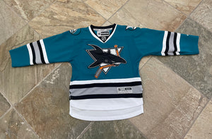 San Jose Sharks Reebok Hockey Jersey, Size Youth S/M, 8-10