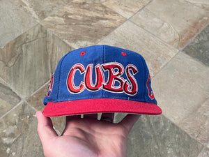 Vintage Chicago Cubs Drew Pearson Graffiti Snapback Baseball Hat