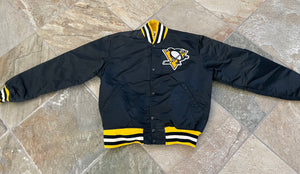 Vintage Pittsburgh Penguins Starter Satin Hockey Jacket, Size Large
