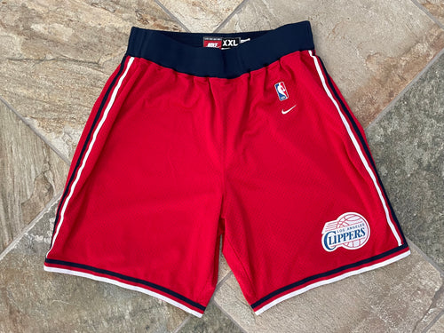 Vintage Los Angeles Clippers Nike Basketball Shorts, Size XXL