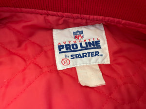 Vintage San Francisco 49ers Starter Satin Football Jacket, Size XL