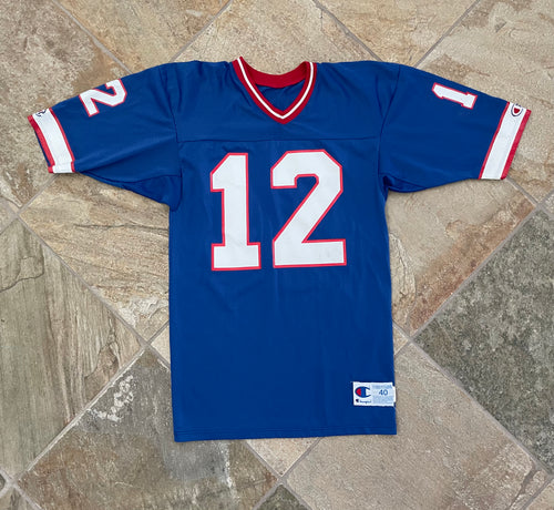 Vintage Buffalo Bills Jim Kelly Champion Football Jersey, Size 40, Medium