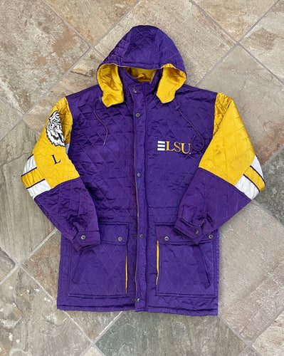 Vintage LSU Tigers Giovanni Parka College Jacket, Size Large