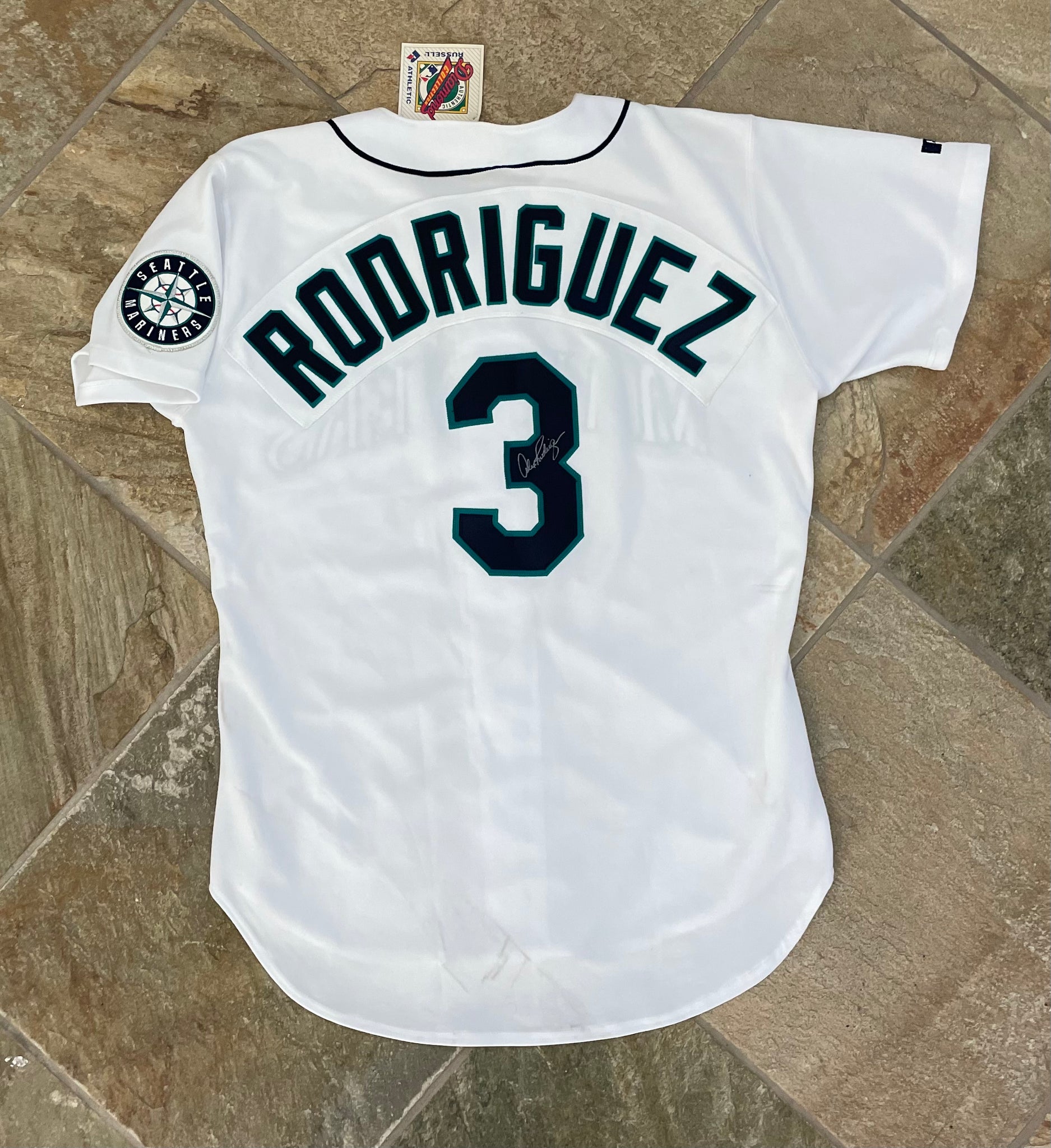 Sold at Auction: Alex Rodriguez Signed Seattle Mariners Jersey with COA