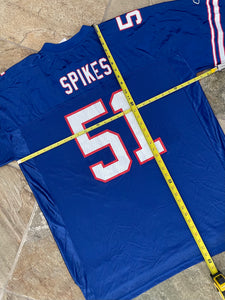 Vintage Buffalo Bills Takeo Spikes Reebok Football Jersey, Size XXL