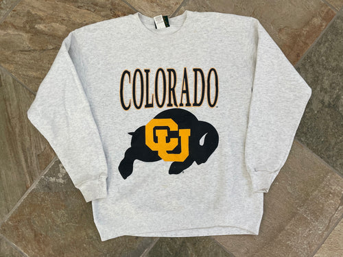 Vintage Colorado Buffaloes Nutmeg College Sweatshirt, Size Large