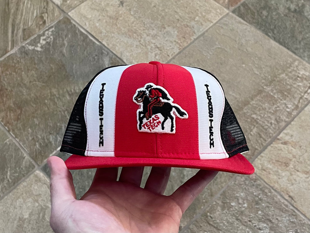 Vintage Texas Tech Red Raiders AJD Snapback College Hat