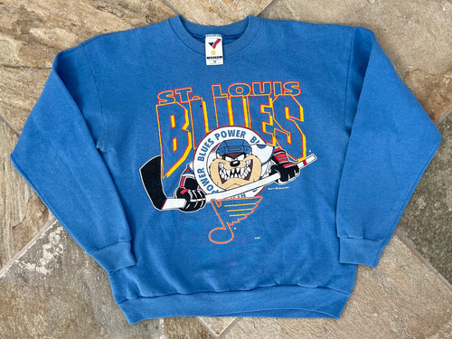 Vintage St. Louis Blues Taz Hockey Sweatshirt, Size Medium
