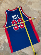 Load image into Gallery viewer, Vintage Detroit Pistons Grant Hill Authentic Champion Basketball Jersey, Size 48, XL