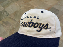 Load image into Gallery viewer, Vintage Dallas Cowboys Sports Specialties Script Snapback Football Hat