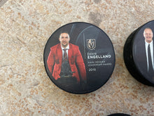 Load image into Gallery viewer, Las Vegas Golden Knights Commemorative Puck Lot of 5 ###