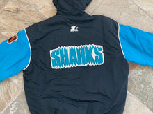 Load image into Gallery viewer, Vintage San Jose Sharks Starter Parka Hockey Jacket, Size Medium