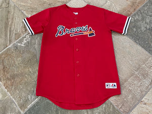 Vintage Atlanta Braves Chipper Jones Majestic Baseball Jersey, Size Youth, XL, 18-20