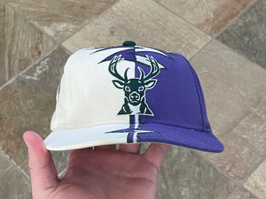 Vintage Milwaukee Bucks Starter Shockwave Strapback Basketball Hat