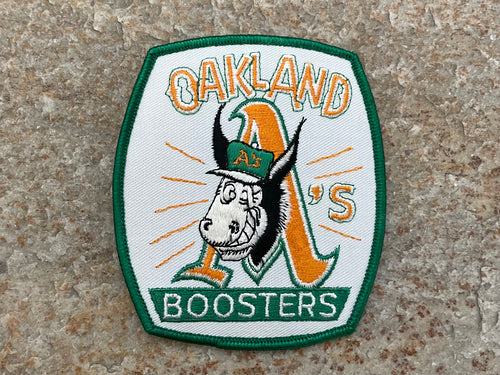 Vintage Oakland Athletics A’s Booster Club Baseball Patch ###