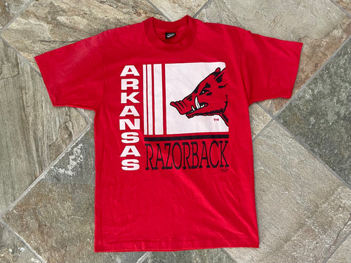 Vintage Arkansas Razorbacks College TShirt, Size Large