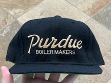 Load image into Gallery viewer, Vintage Purdue Boilermakers Sports Specialties Script Snapback College Hat