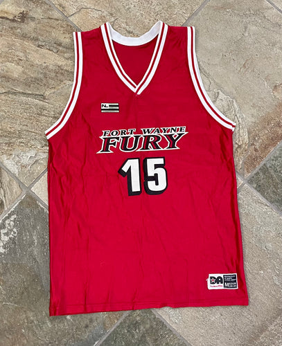 Vintage Fort Wayne Fury Master P Basketball Jersey, Size Medium