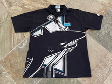 Load image into Gallery viewer, Vintage San Jose Sharks Starter Polo Hockey TShirt, Size Large