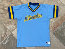 Load image into Gallery viewer, Vintage Milwaukee Brewers Sand Knit Baseball Jersey, Size Youth XL