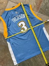 Load image into Gallery viewer, Vintage Denver Nuggets Allen Iverson Adidas Basketball Jersey, Size Youth, XL, 18-20