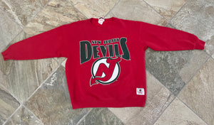 Vintage New Jersey Devils Nutmeg Hockey Sweatshirt, Size XL