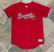 Load image into Gallery viewer, Vintage Atlanta Braves Chipper Jones Majestic Baseball Jersey, Size Youth, XL, 18-20