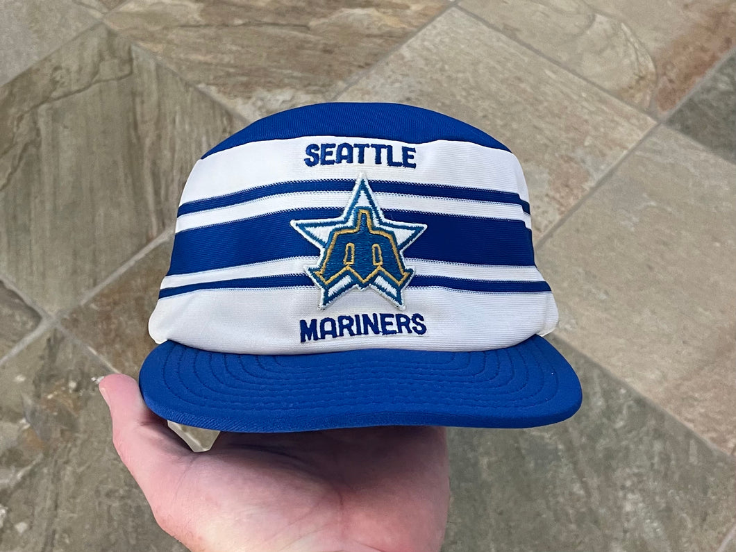 Vintage Seattle Mariners AJD Pill Box Snapback Baseball Hat