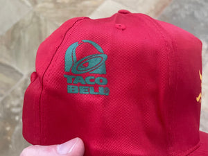 Vintage Taco Bell Restaurant Crew Snapback Hat ***