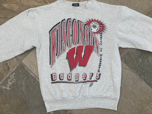 Vintage Wisconsin Badgers College Sweatshirt, Size Medium