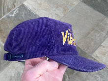 Load image into Gallery viewer, Vintage Minnesota Vikings Sports Specialties Script Corduroy Strapback Football Hat