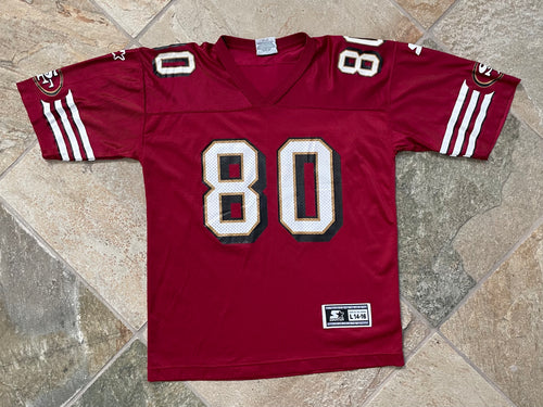 Vintage San Francisco 49ers Jerry Rice Starter Football Jersey, Size Youth Large, 14-16