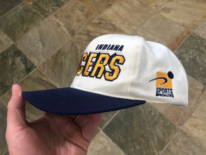 Vintage Indiana Pacers Sports Specialties Shadow Snapback Basketball Hat