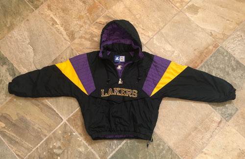 Vintage Los Angeles Lakers Starter Parka Basketball Jacket, Size Small