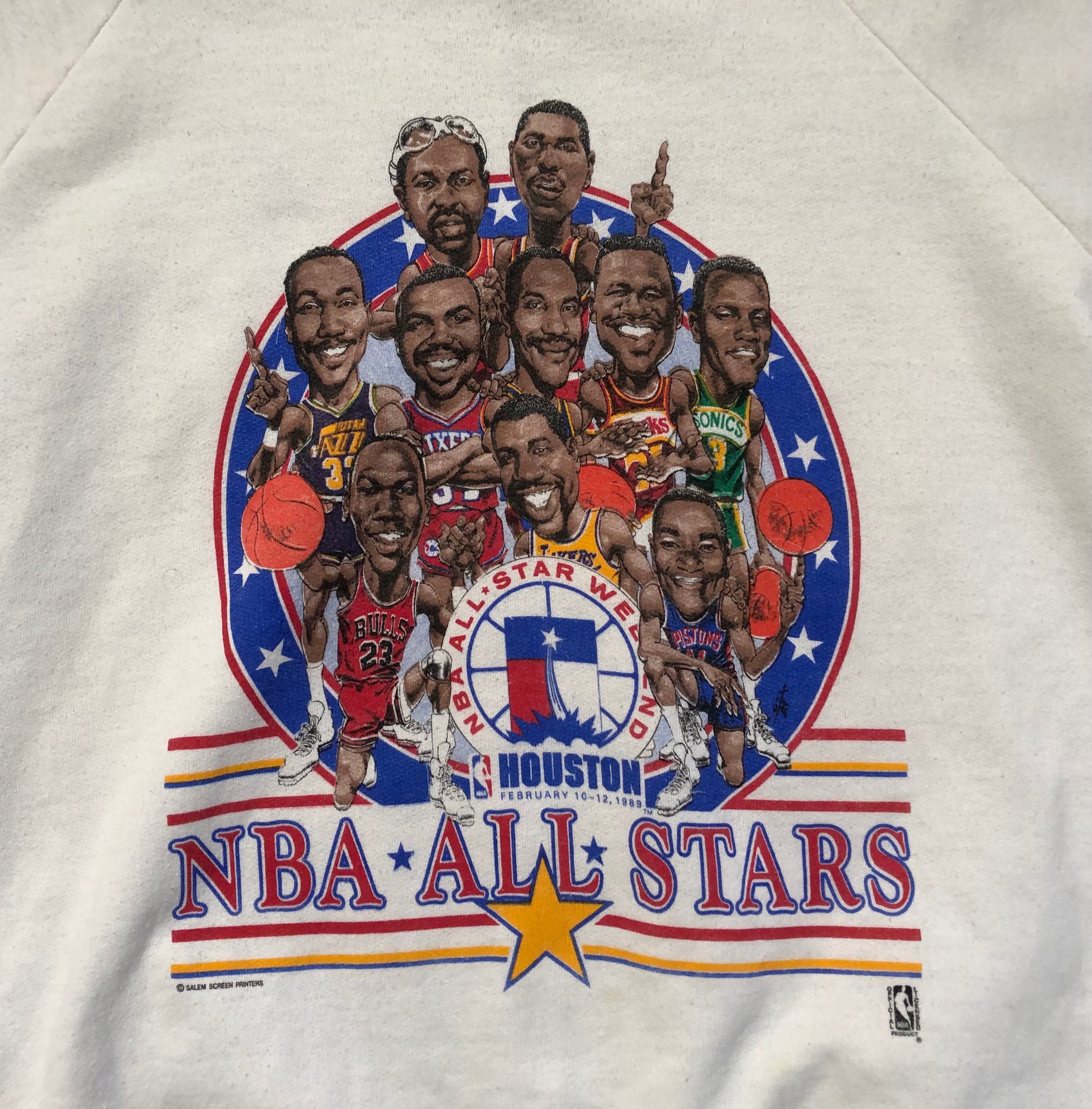 Vintage NBA All Star Weekend Miami 1990 Salem Sportswear 