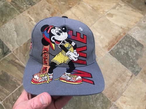 Vintage Mickey Mouse Nike Snapback Basketball Hat