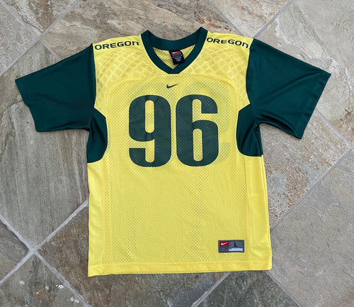 Vintage Oregon Ducks Haloti Ngata Nike College Football Jersey, Size Youth Large, 14-16